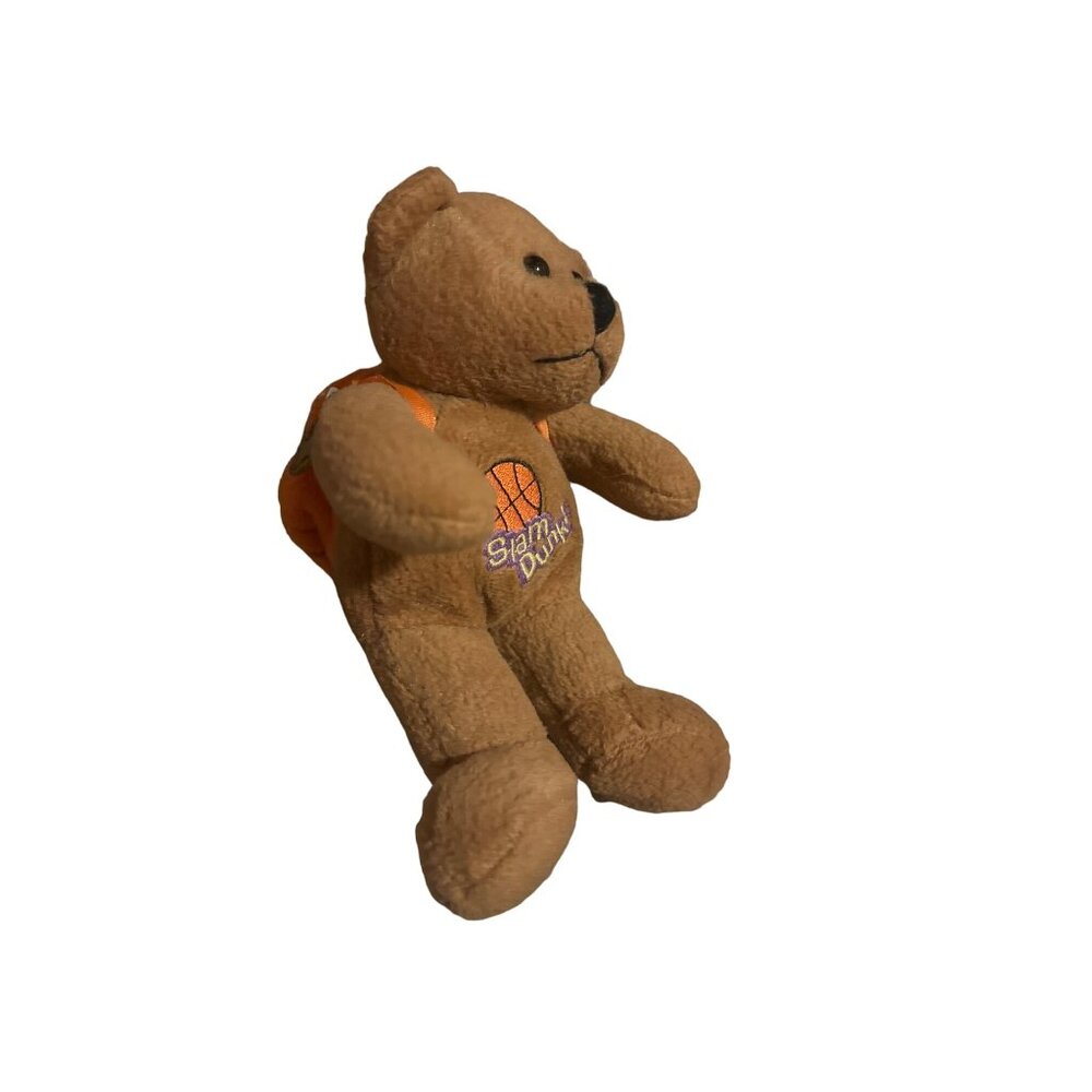 G.A.C. 2001 Slam Dunk Teddy Bear With Basketball Backpack Plush Toy
